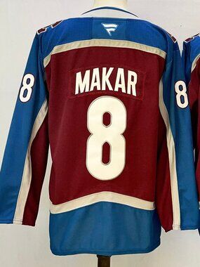 Cale Makar Burgundy Home Jersey